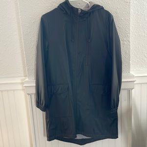Women’s Black Zara Raincoat